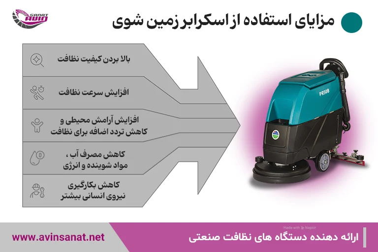 مزایای اسکرابر دستی
