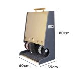 دستگاه واکس کفش استیل طلایی 4 برس 1 مخزن – کد SH41G